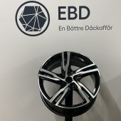 5-double spoke black  diamond cut