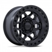 KM553 TORX MATTE BLACK W- GLOSS BLACK LIP