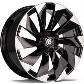 Mask Black Front Polished