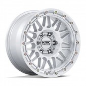 KM555 ATTACK GLOSS SILVER W- MACHINED FACE