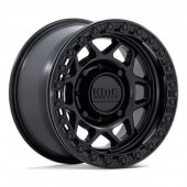 KS241 TORX UTV BEADLOCK MATTE BLACK W- GLOSS BLACK