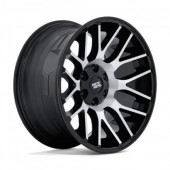 MO816 OVERLOOK GLOSS BLACK W- MACHINED FACE