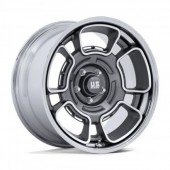 UC147 FLAGSTAFF ANTHRACIE W- MACHINED FACE & CHROM