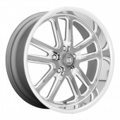 U130 BULLET TEXTURED GUN METAL W- MILLED EDGES