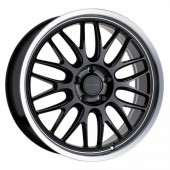 P4C GLOSS BLACK W- MACHINED CUT LIP