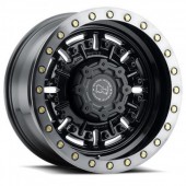 ABRAMS GLOSS GUN BLACK W- MACHINED DARK TINT