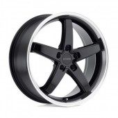 P1B GLOSS BLACK W- MACHINED CUT LIP