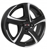 Alutec Shark Racing-Schwarz Frontpoliert