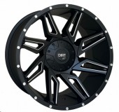 D96 Flatblack milled rivets