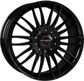 BORBET CW3 Black Gloss Red Ring