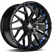 SV-C Black glossy blue inner lip