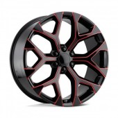 PR176 GLOSS BLACK RED MILLED