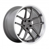 AR942 MATTE GUNMETAL W- MACHINED LIP