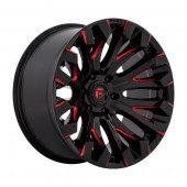 D829 QUAKE GLOSS BLACK MILLED RED TINT