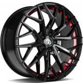 SV-C Black glossy red inner lip