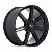 FRA GLOSS BLACK W- M-BLACK SPOKES