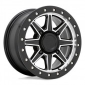 WEBB UTV GLOSS BLACK W- MACHINED FACE