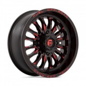 D822 ARC UTV GLOSS BLACK MILLED RED